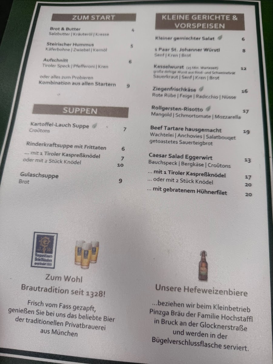 Menu Eggerwirt Kitzbühel - Hotel & Restaurant-3