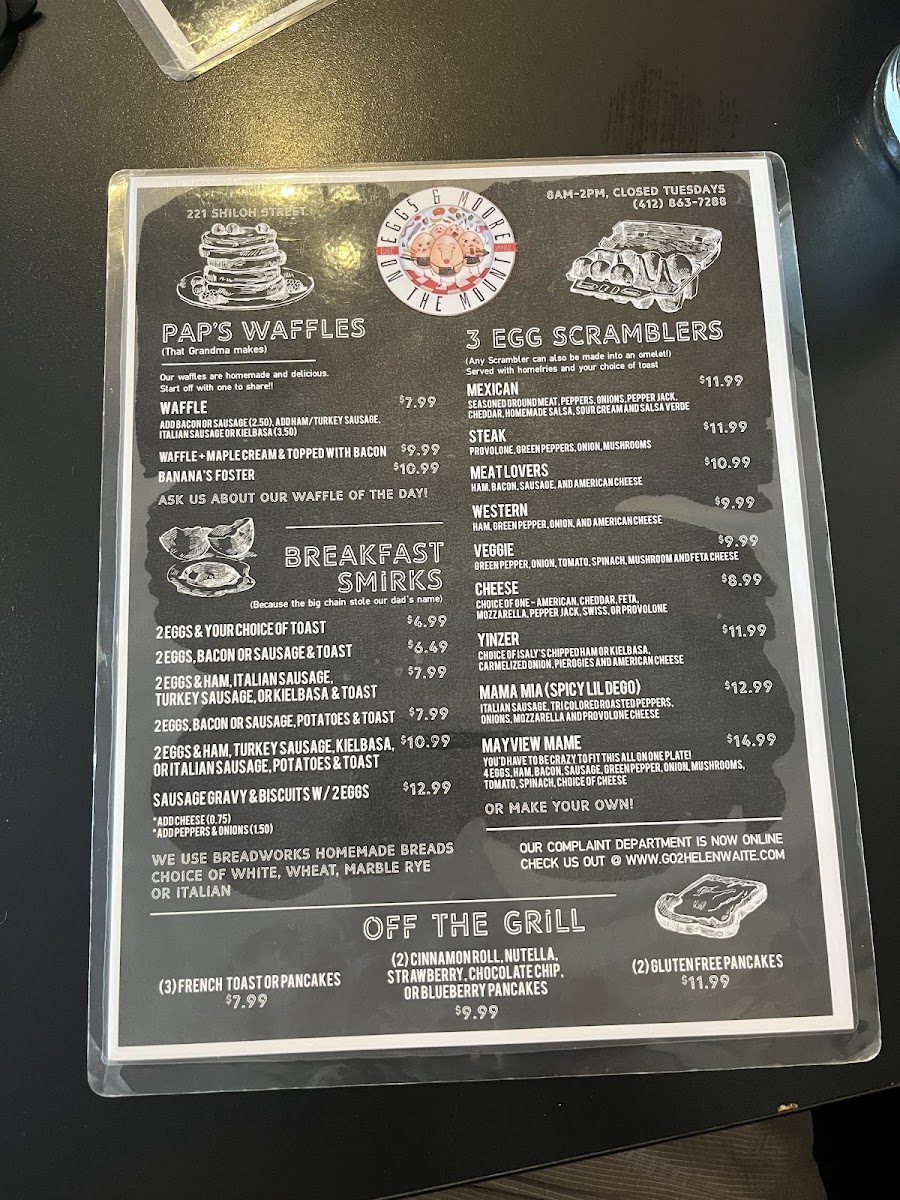 Menu Eggs & Moore-4