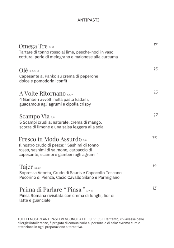 Menu Egò Restaurant | Ristorante Mirano-3