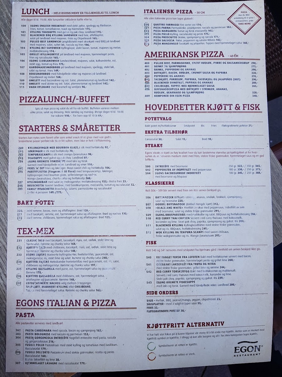 Menu Egon Stavanger-10