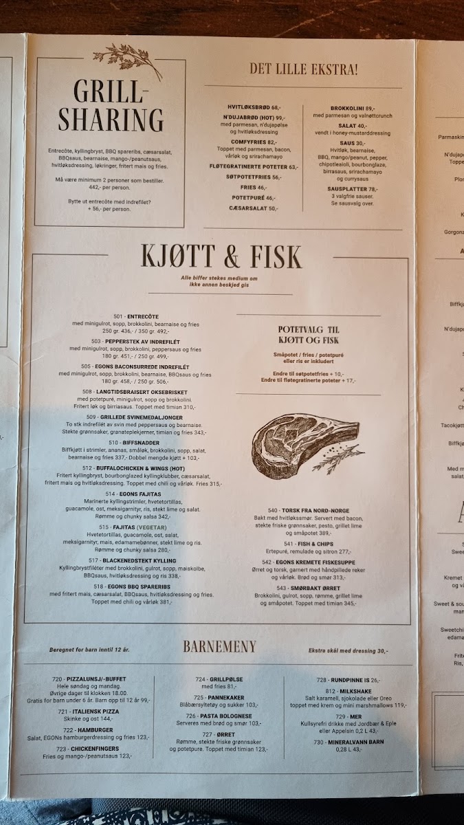 Menu Egon Stavanger-4