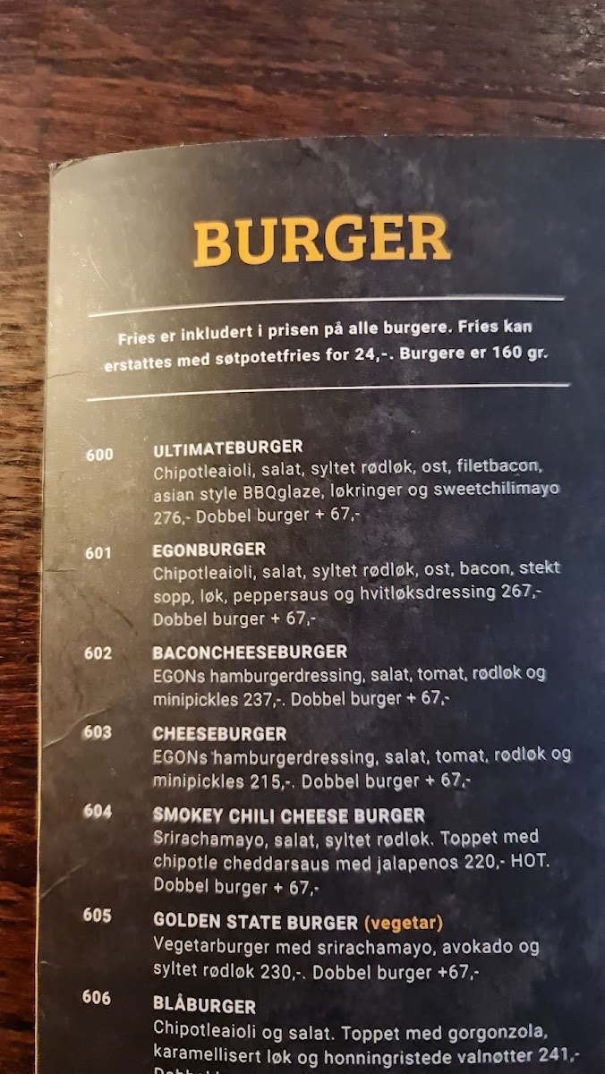 Menu Egon Stavanger-7