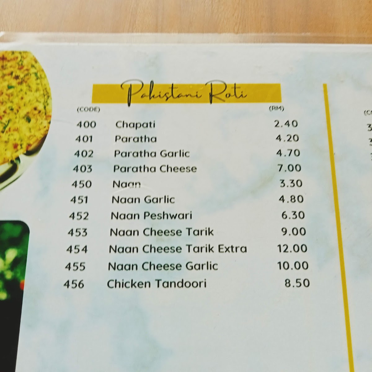 Menu Ehsan's Vista Alam-5