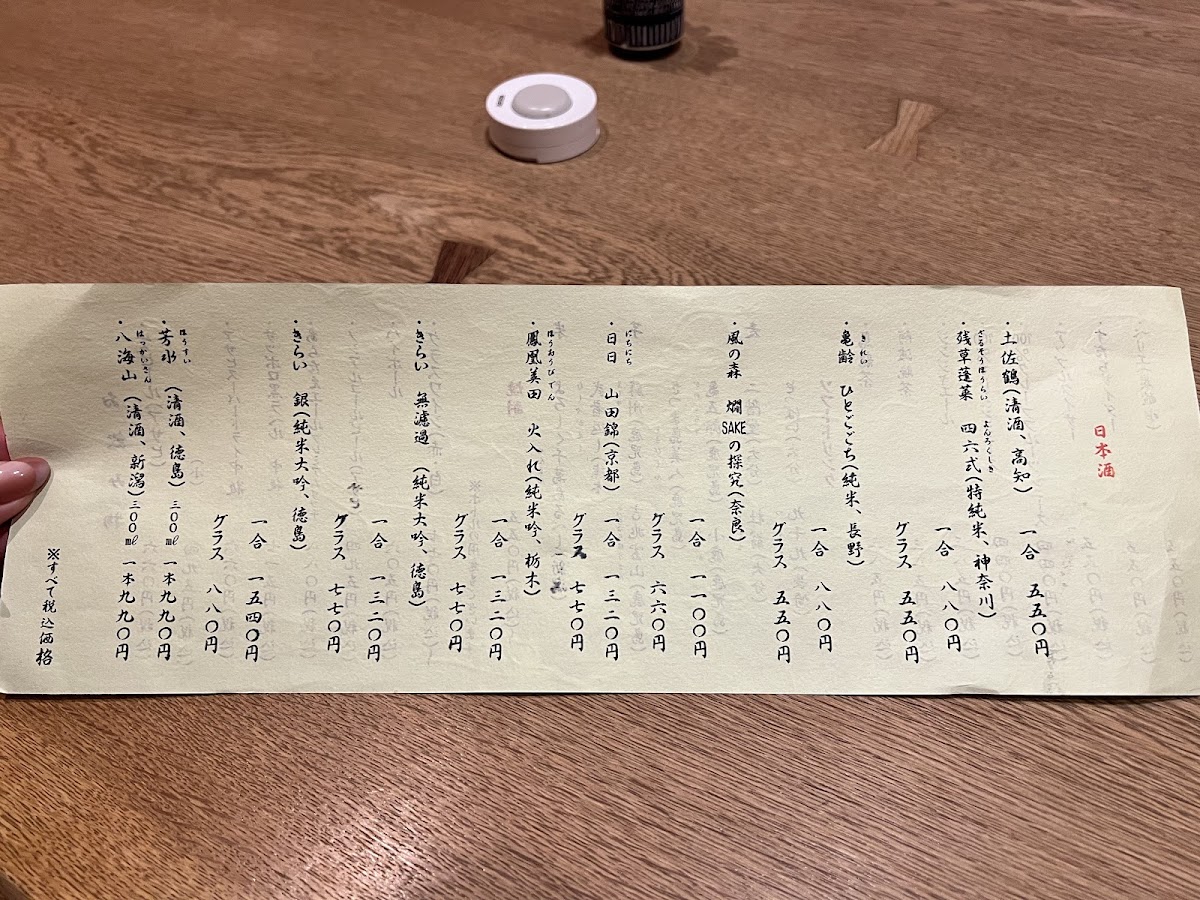 Menu Eidai-3
