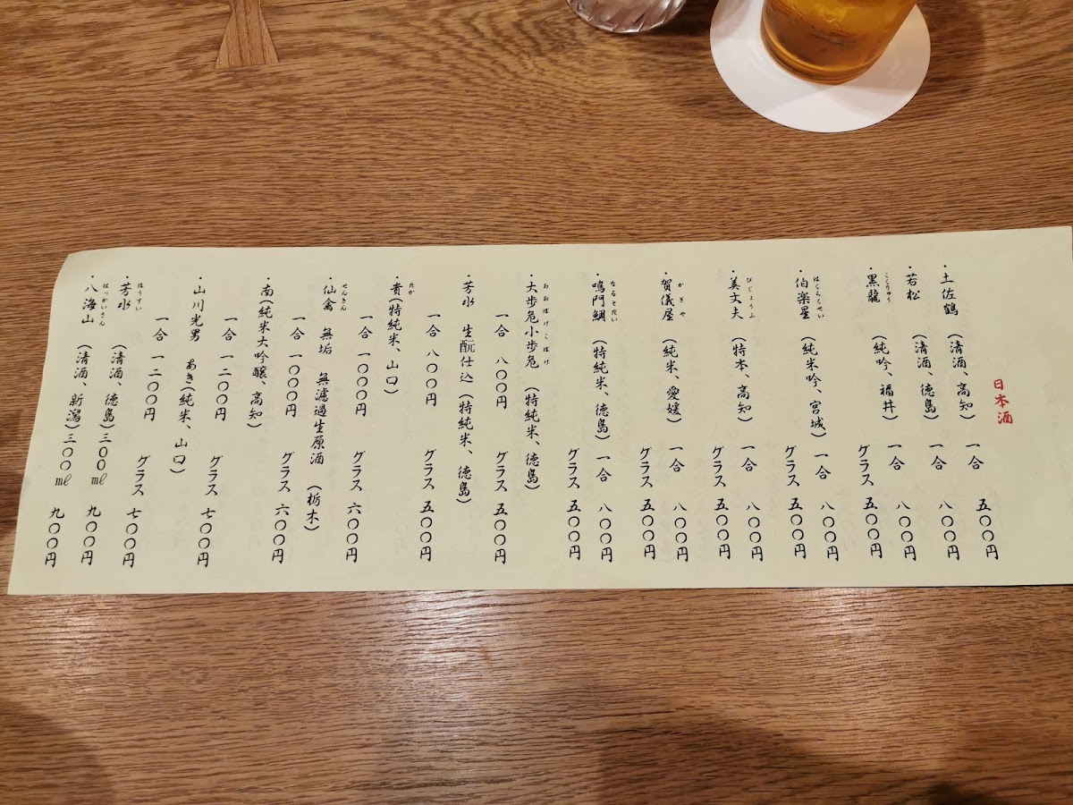 Menu Eidai-8