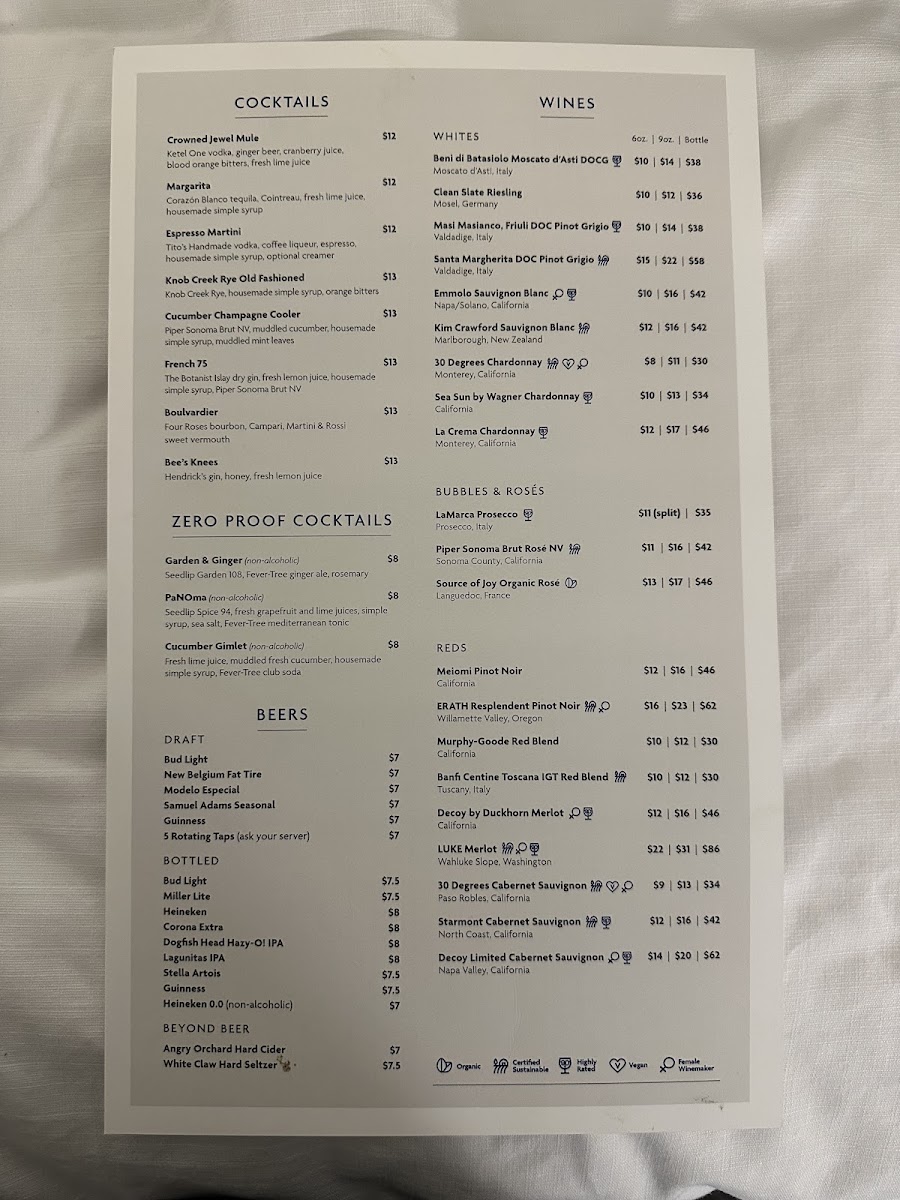 Menu Eighteen70 Restaurant & Bar-10