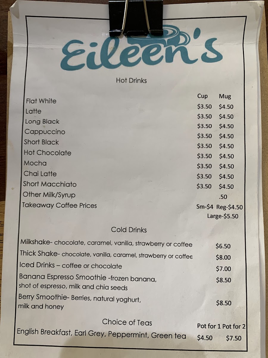 Menu Eileen's-3