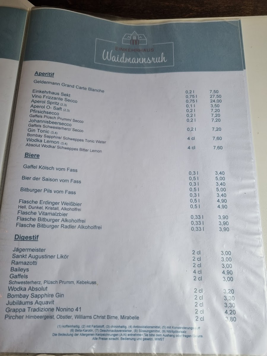 Menu Einkehrhaus Waidmannsruh-1
