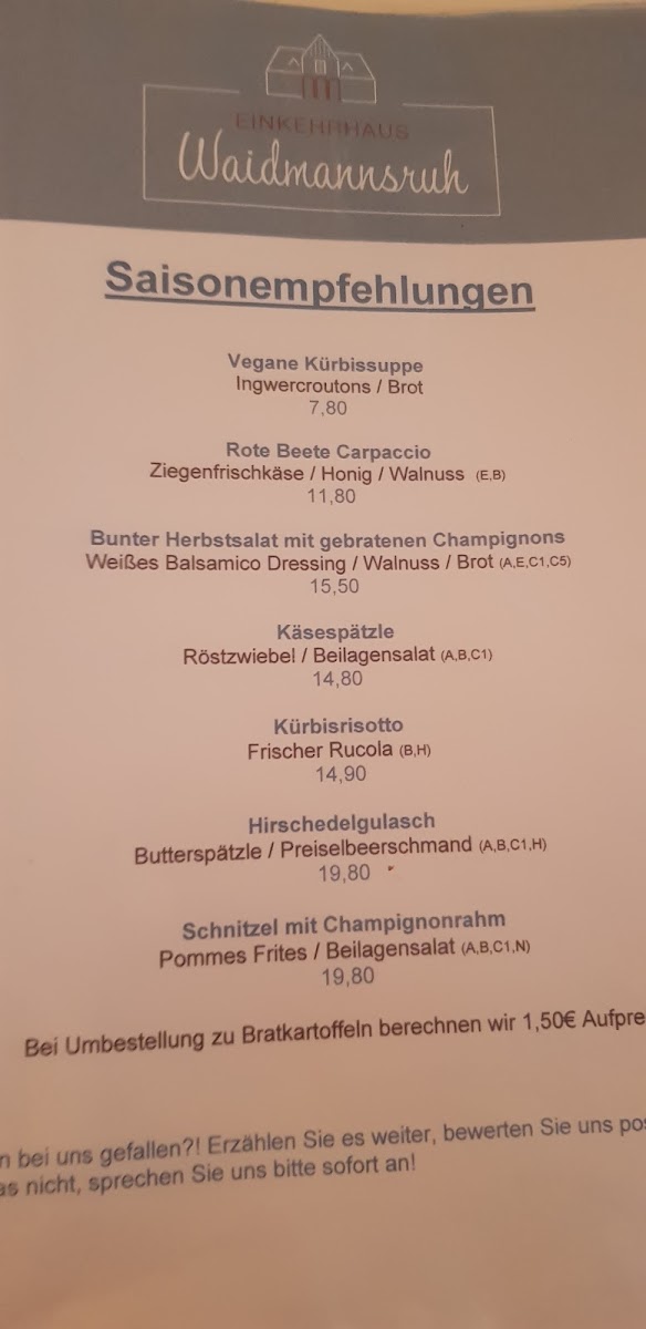 Menu Einkehrhaus Waidmannsruh-10