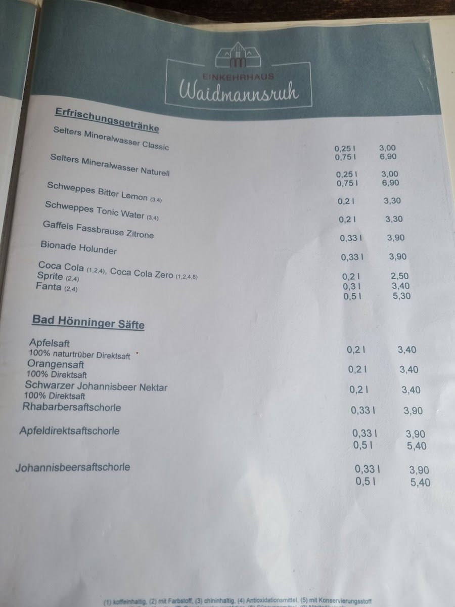 Menu Einkehrhaus Waidmannsruh-2