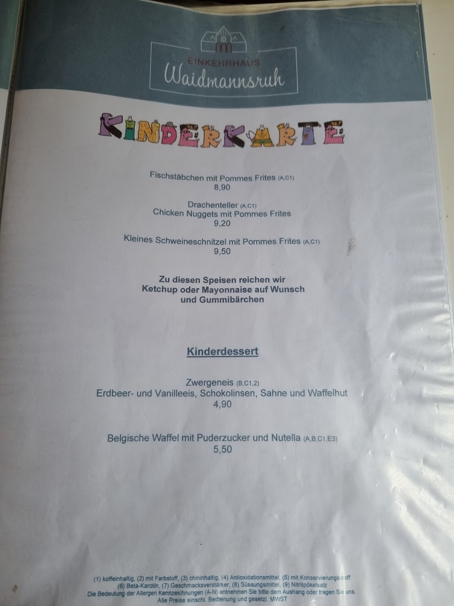 Menu Einkehrhaus Waidmannsruh-6