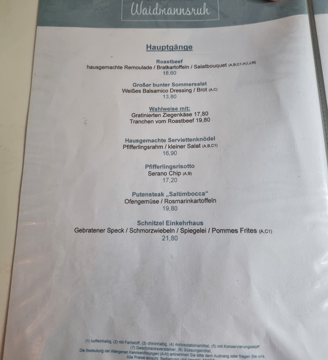 Menu Einkehrhaus Waidmannsruh-7