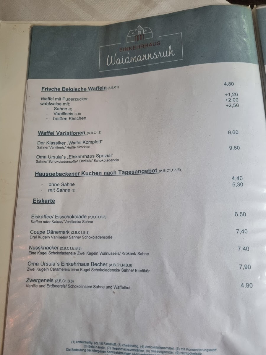 Menu Einkehrhaus Waidmannsruh-8