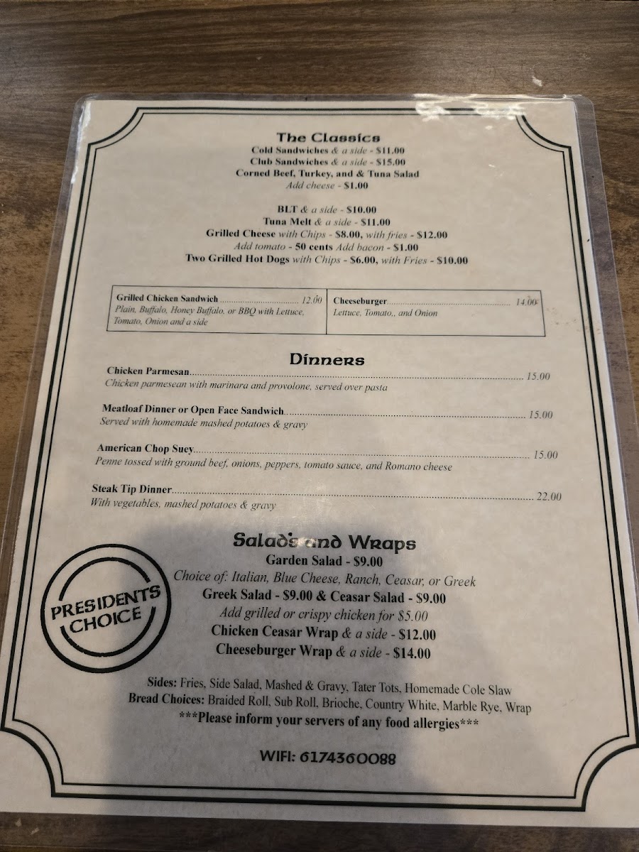 Menu Eire Pub-1