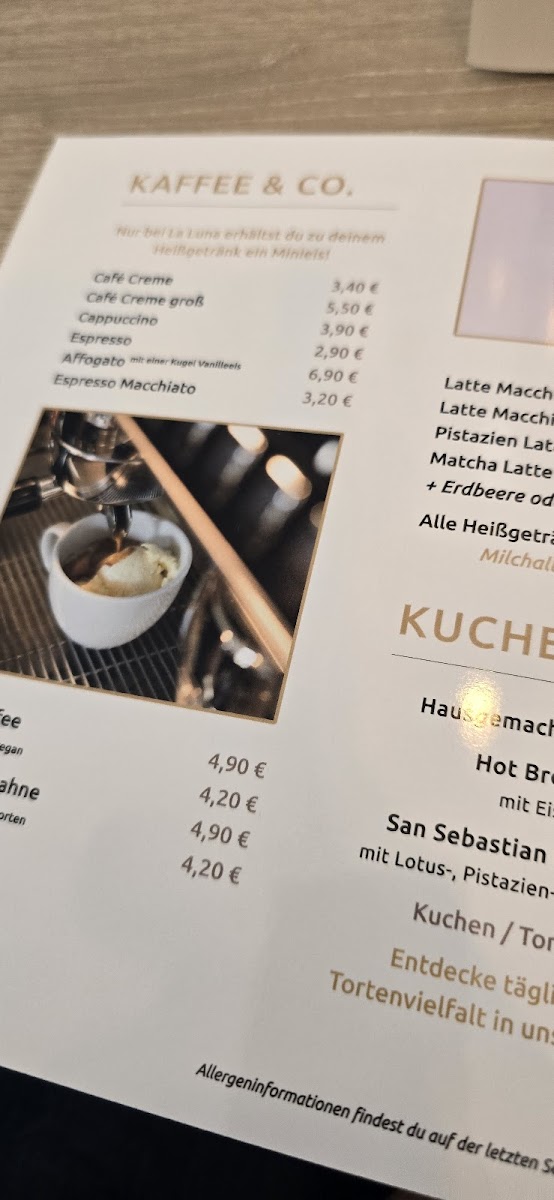 Menu Eiscafé La Luna - Koblenz-3