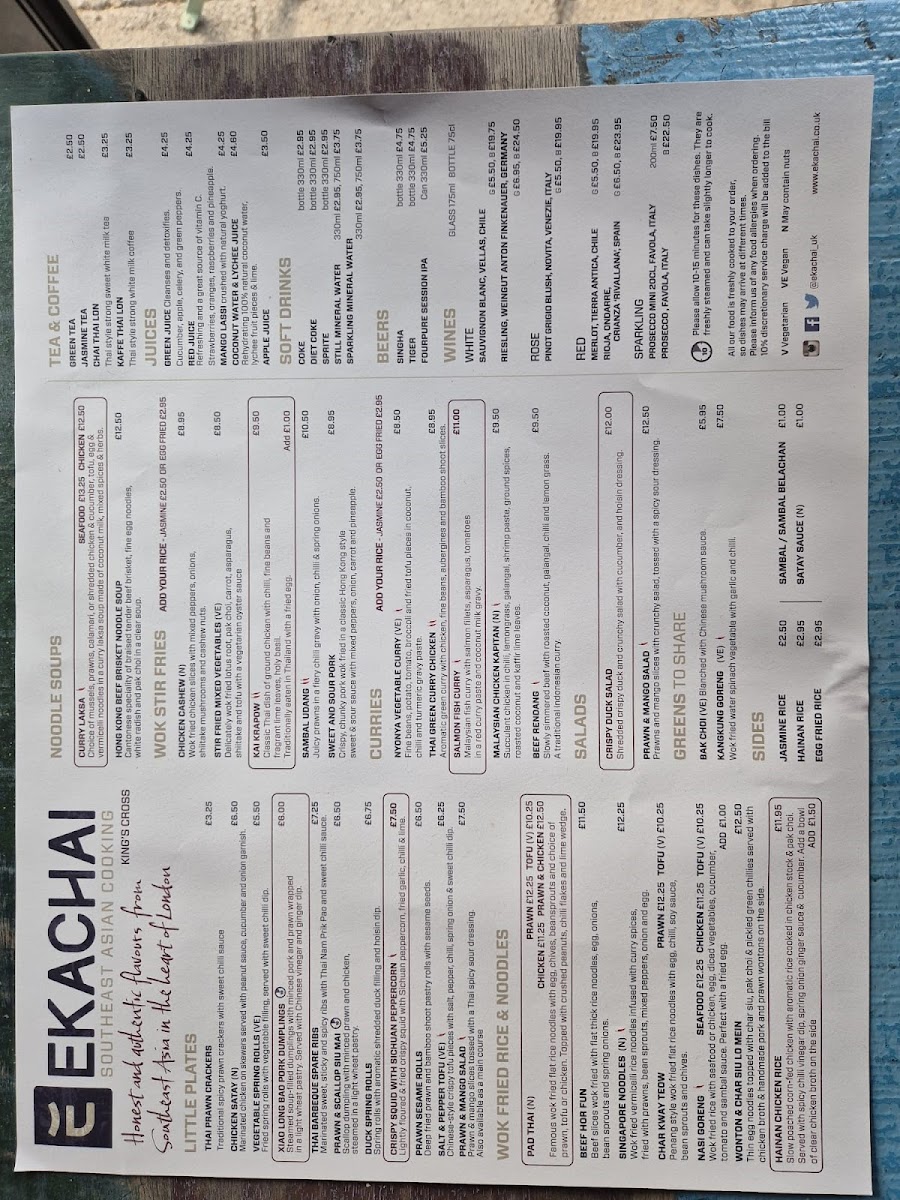 Menu Ekachai-1