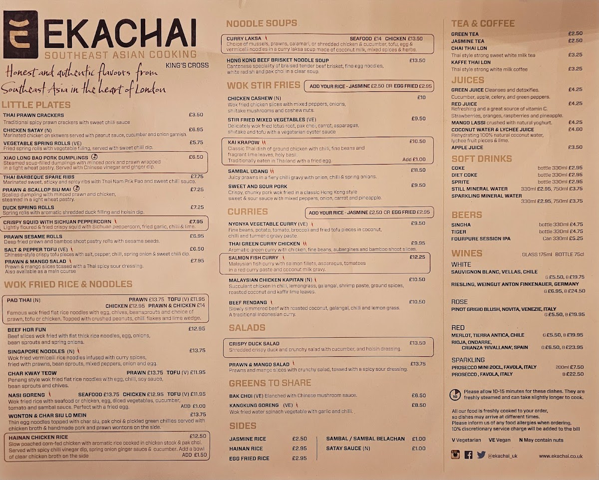 Menu Ekachai-2