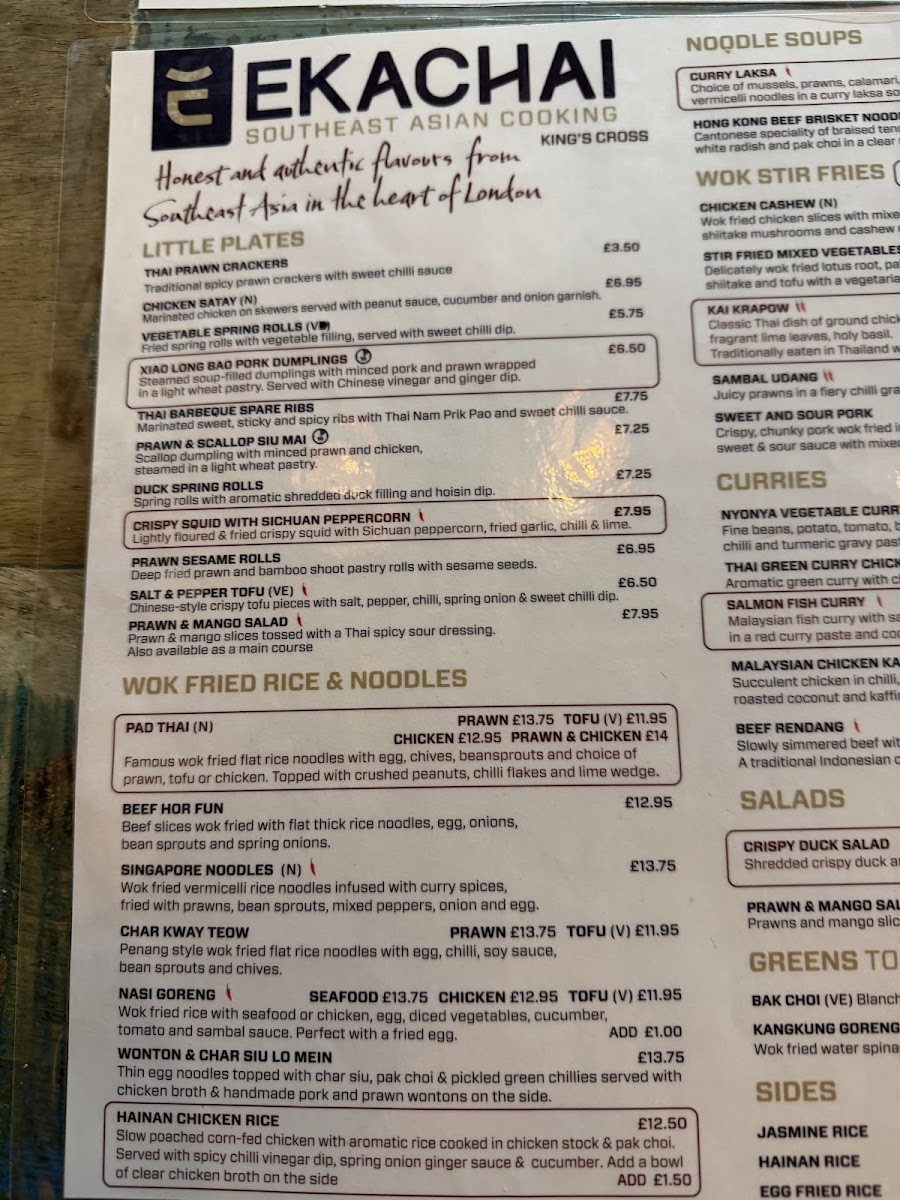 Menu Ekachai-7