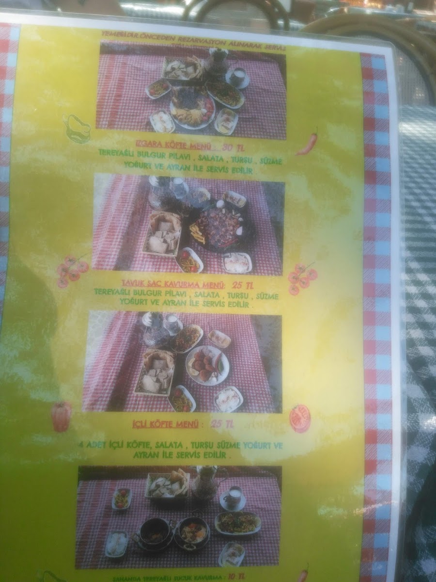 Menu Ekotepe Ekolojik Yaşam Çiftliği-3