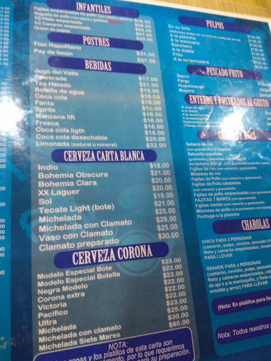 Menu El 7 Mares-9
