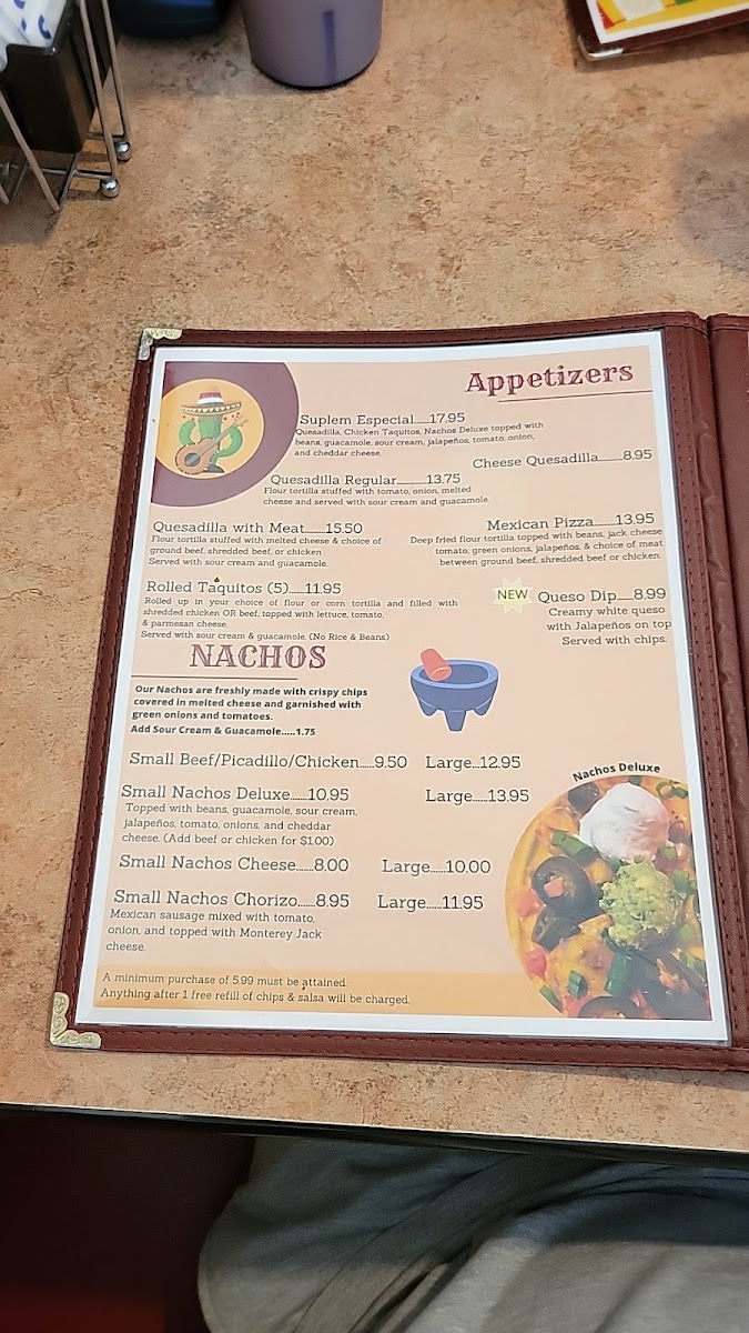 Menu El Aguila Real Mexican Restaurant-10