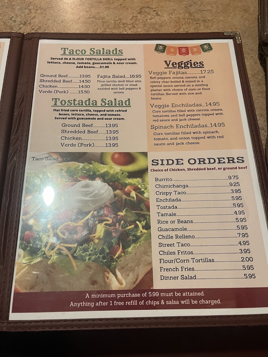 Menu El Aguila Real Mexican Restaurant-3