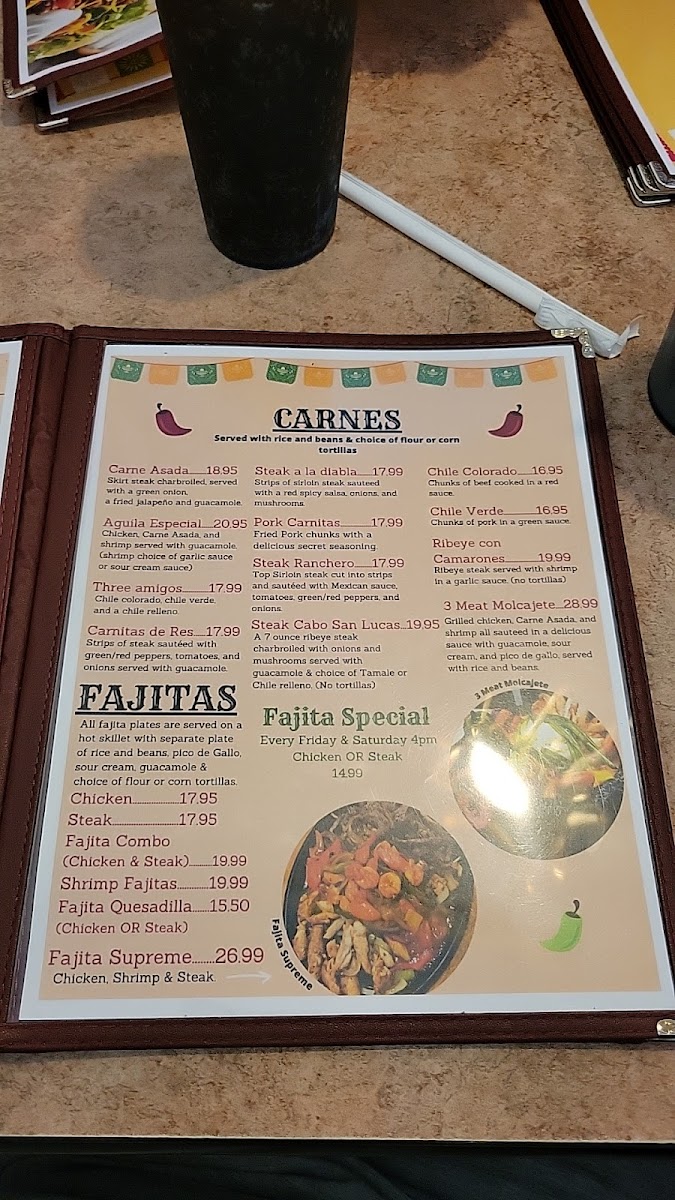 Menu El Aguila Real Mexican Restaurant-7