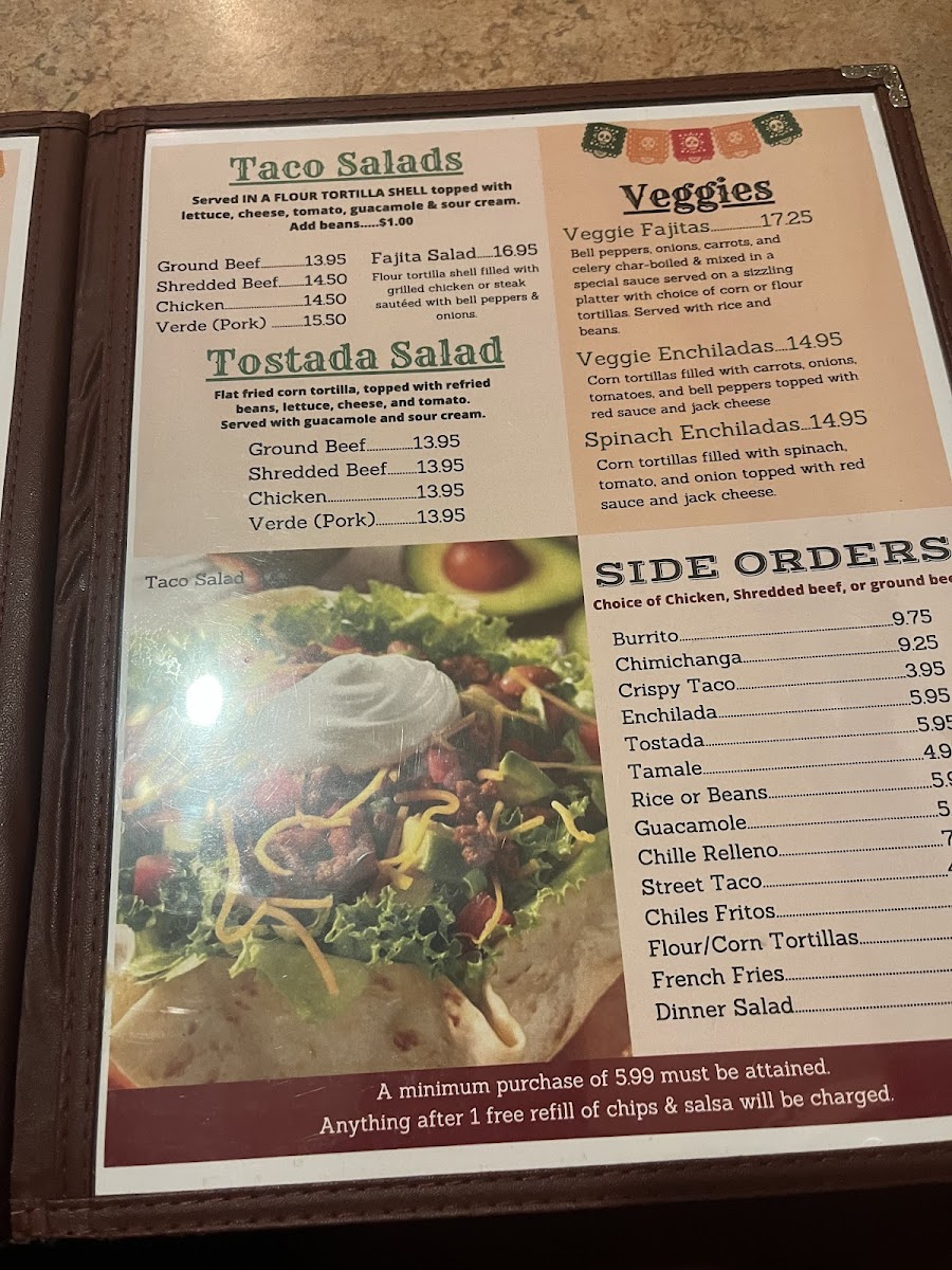 Menu El Aguila Real Mexican Restaurant-9
