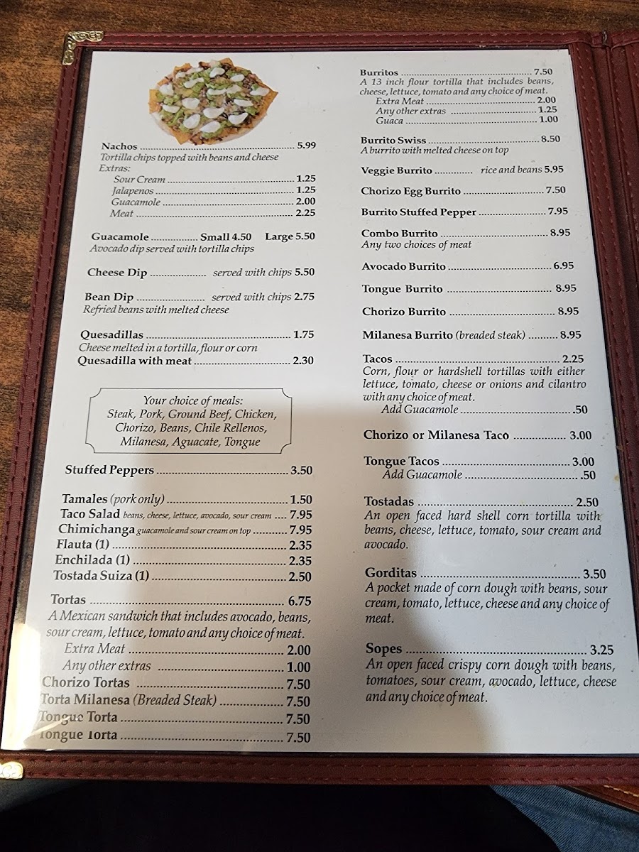Menu El Amigo Restaurant-1