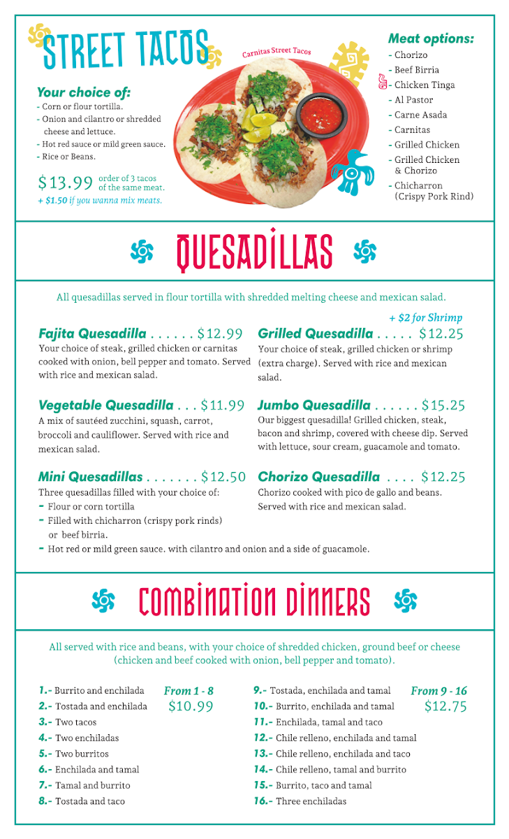 Menu El Azteca Mexican Restaurant-2