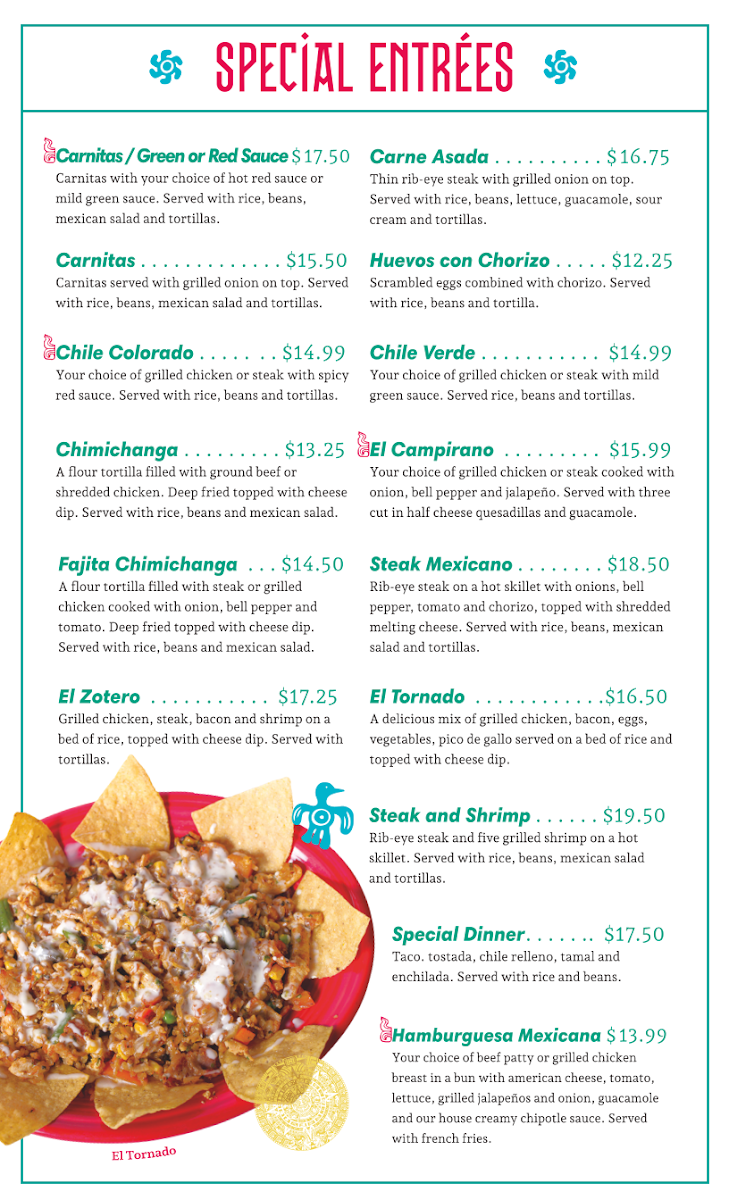 Menu El Azteca Mexican Restaurant-6