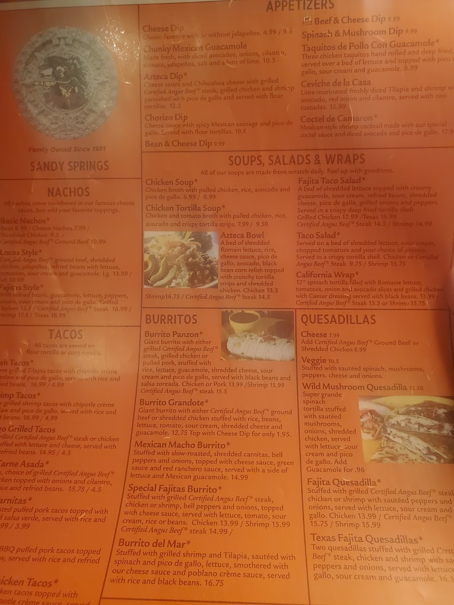 El Azteca Menu-9