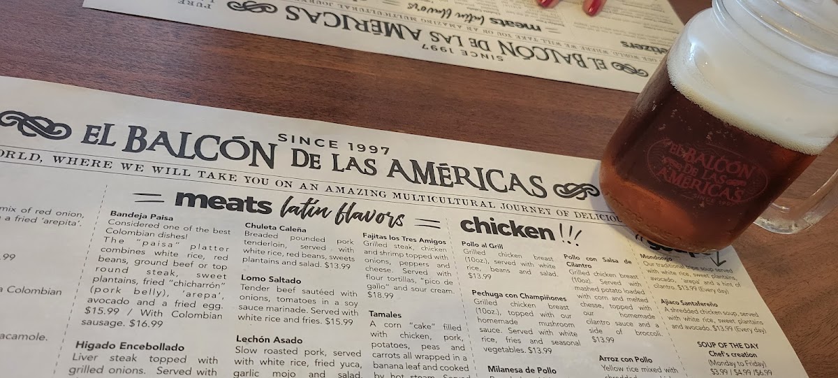 Menu El Balcón De Las Américas - Pembroke Pines-8