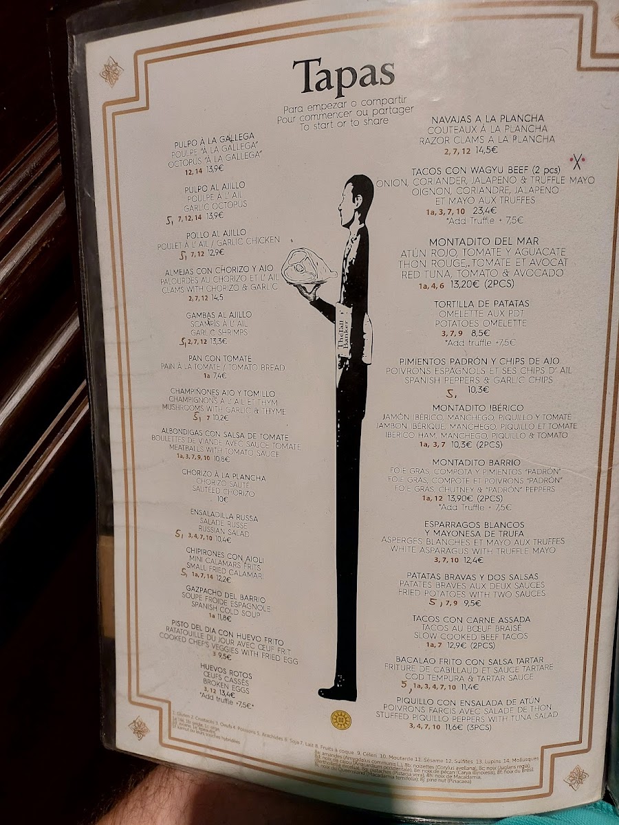 Menu El Barrio Restaurante Y Tapas Bar-10