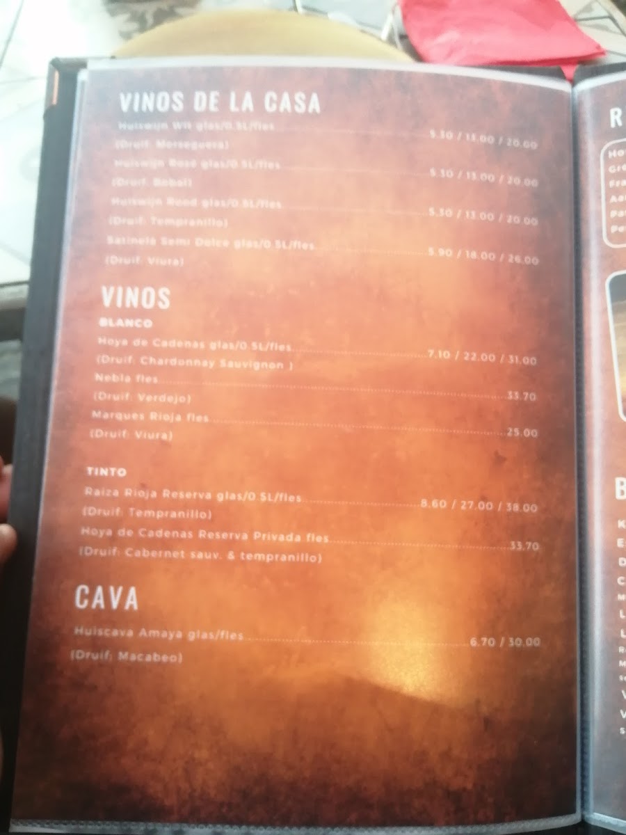 Menu El Bocado Bilzen-9