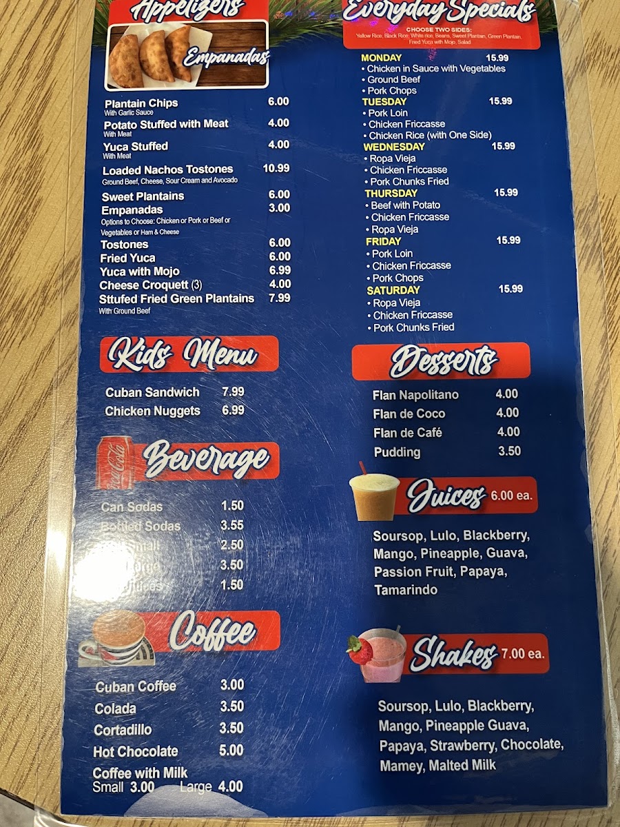 Menu El Bohio Cuban Cuisine-4