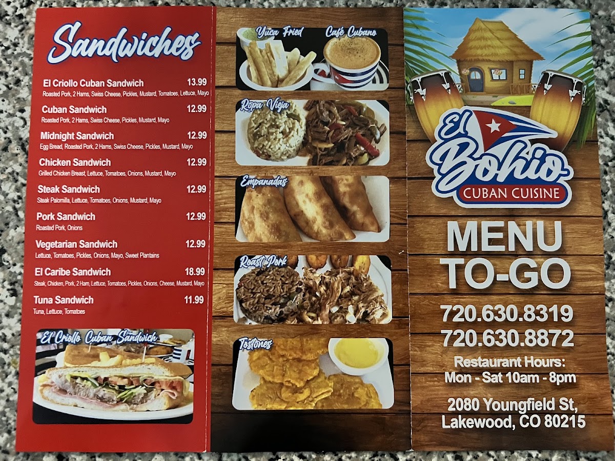 Menu El Bohio Cuban Cuisine-6