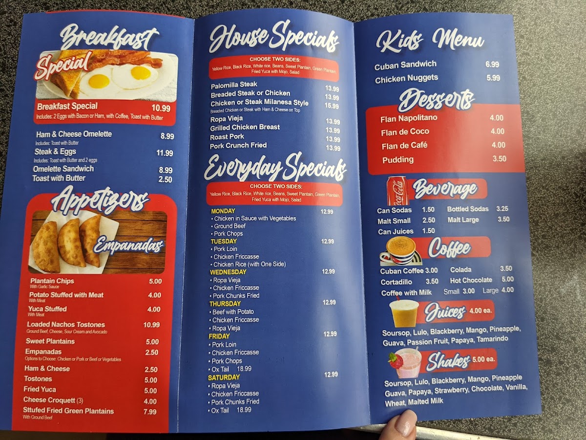Menu El Bohio Cuban Cuisine-7
