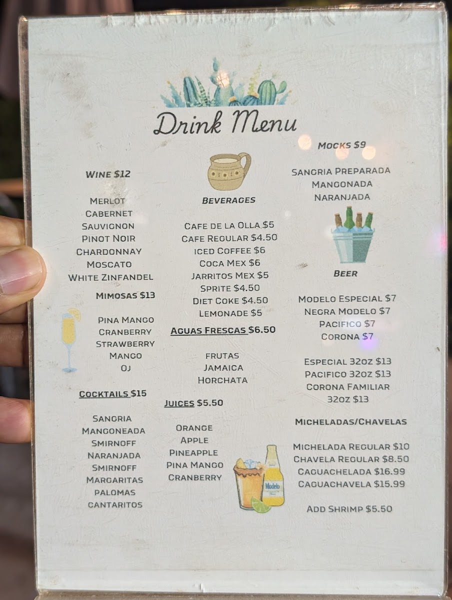 Menu El Buen Sazón-1