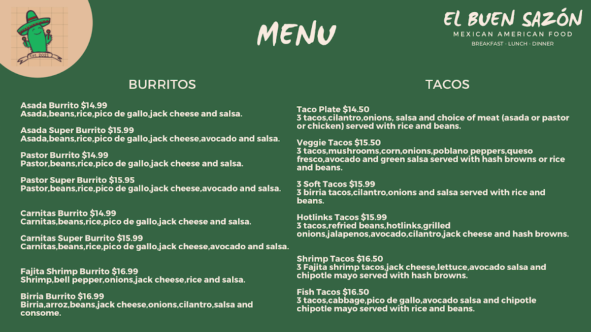 Menu El Buen Sazón-10