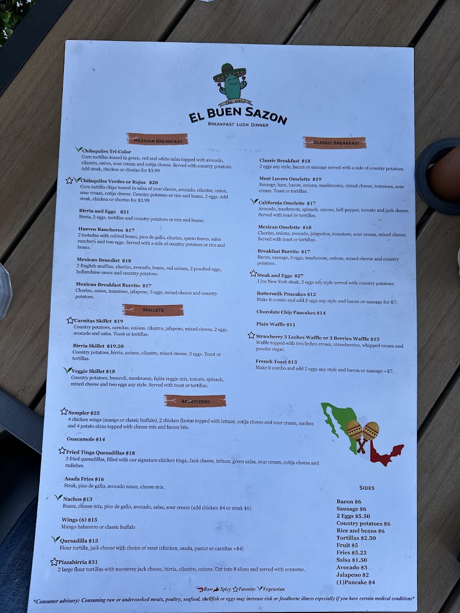 Menu El Buen Sazón-3