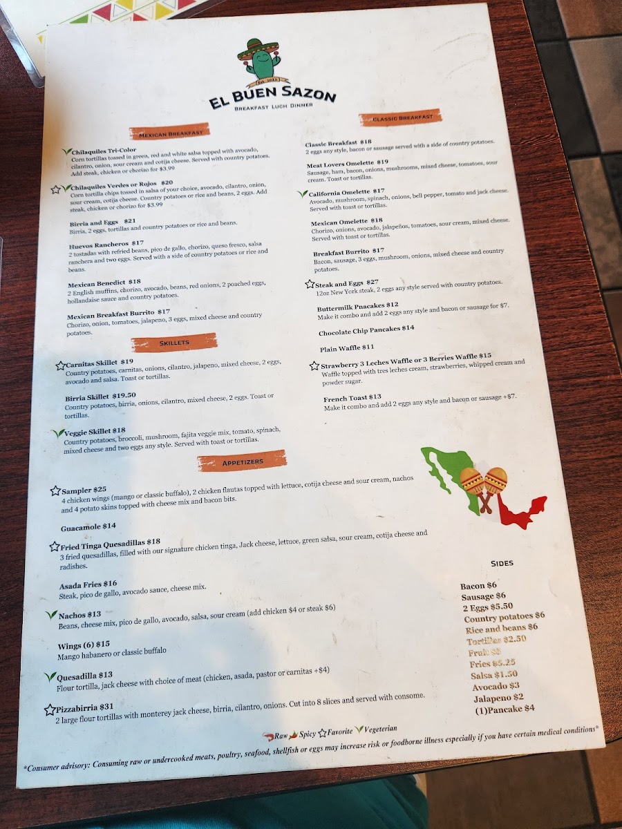 Menu El Buen Sazón-4