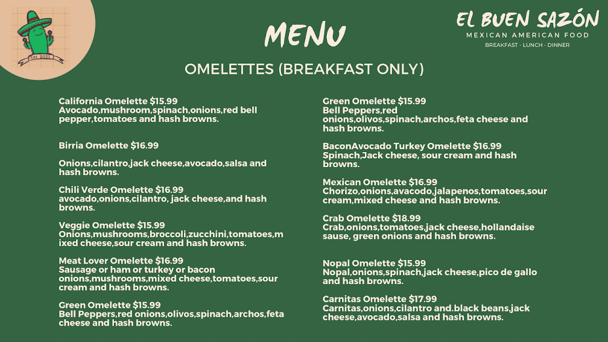 Menu El Buen Sazón-8