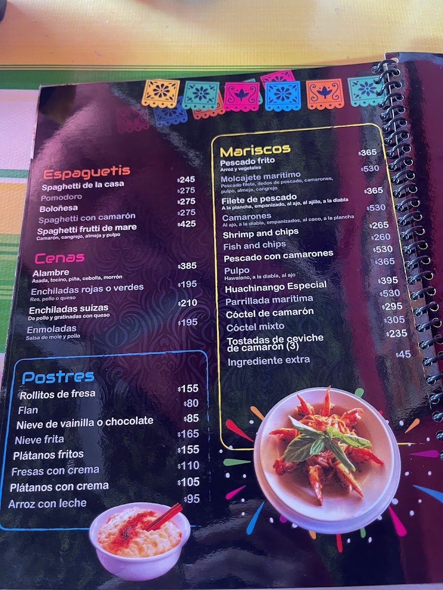 Menu El Callejon Mexicano-1