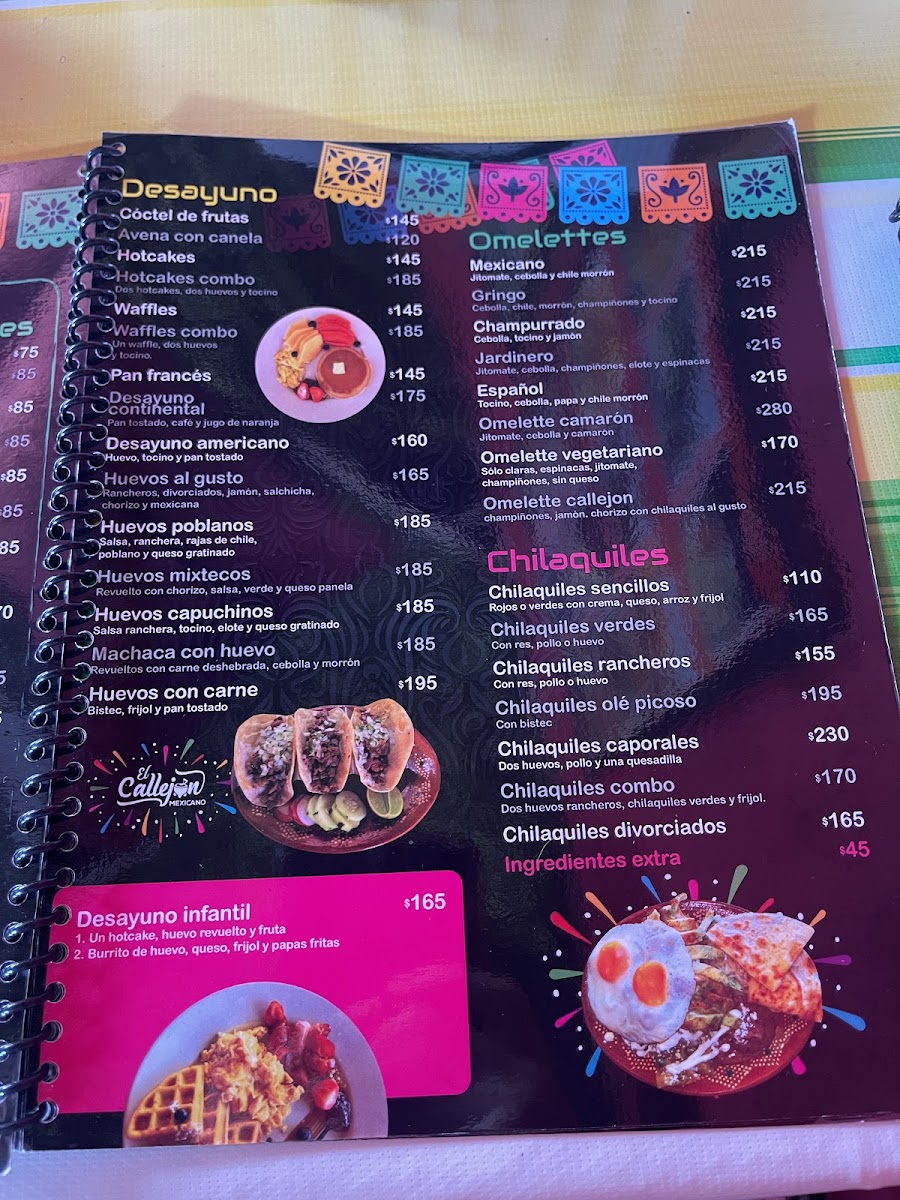 Menu El Callejon Mexicano-2