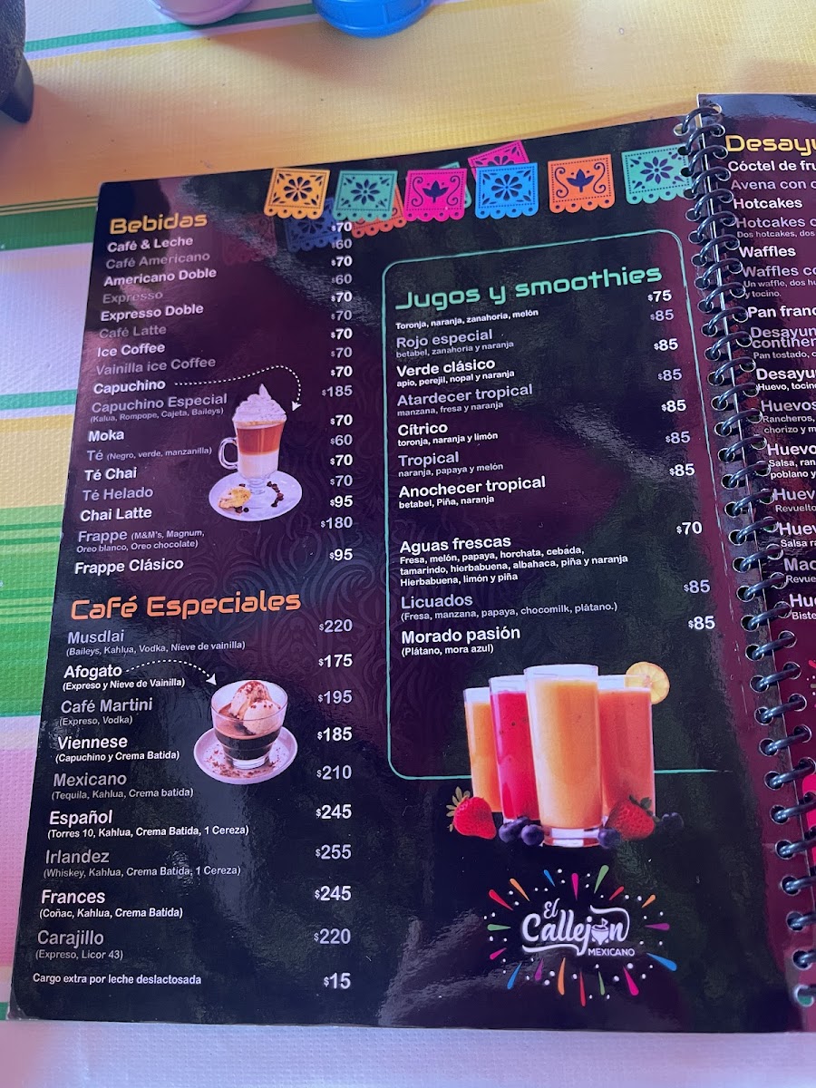 Menu El Callejon Mexicano-3