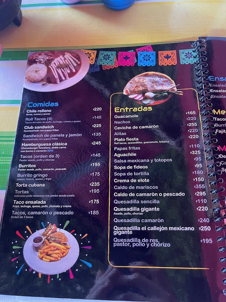 Menu El Callejon Mexicano-4