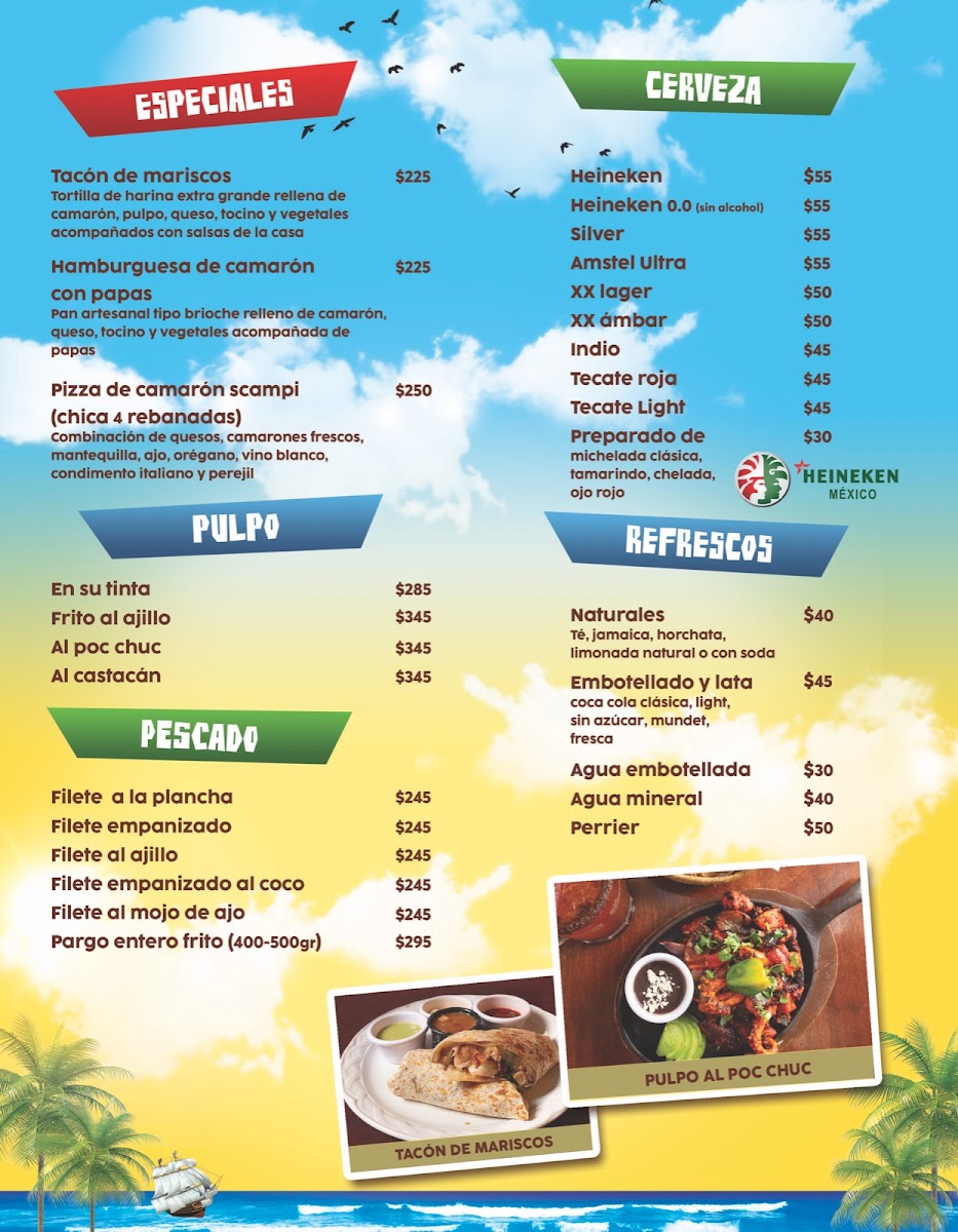 Menu El Camarón Cansado-3