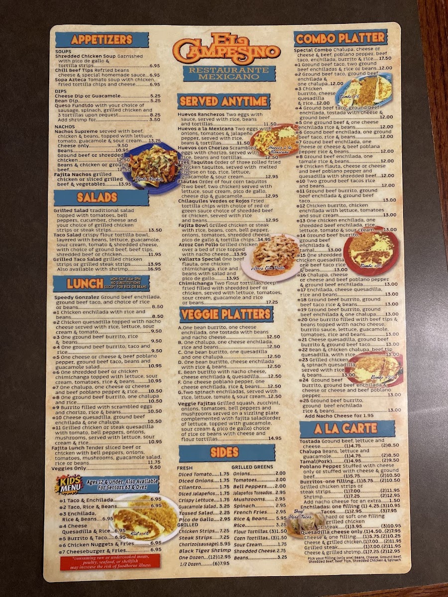 Menu El Campesino-1