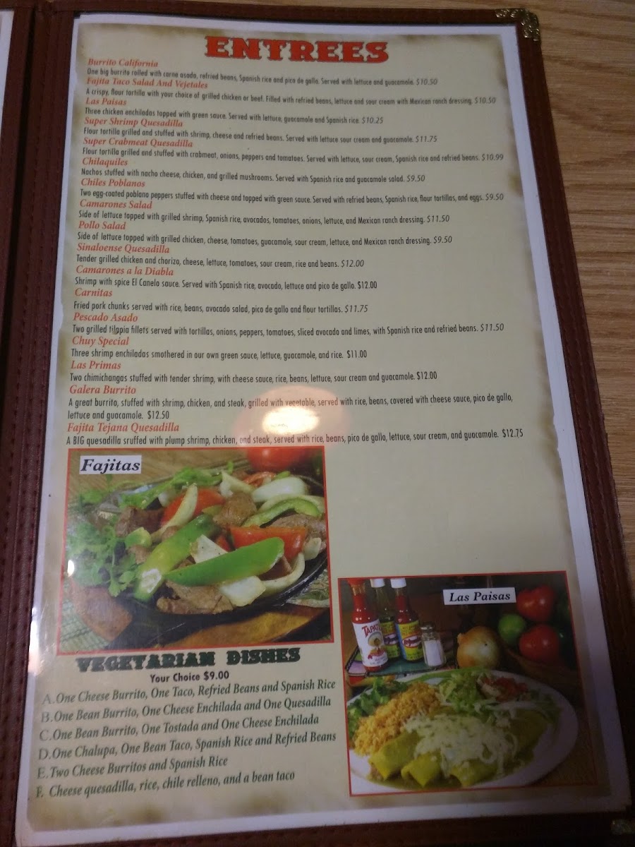 Menu El Canelo Mexican Restaurant-8